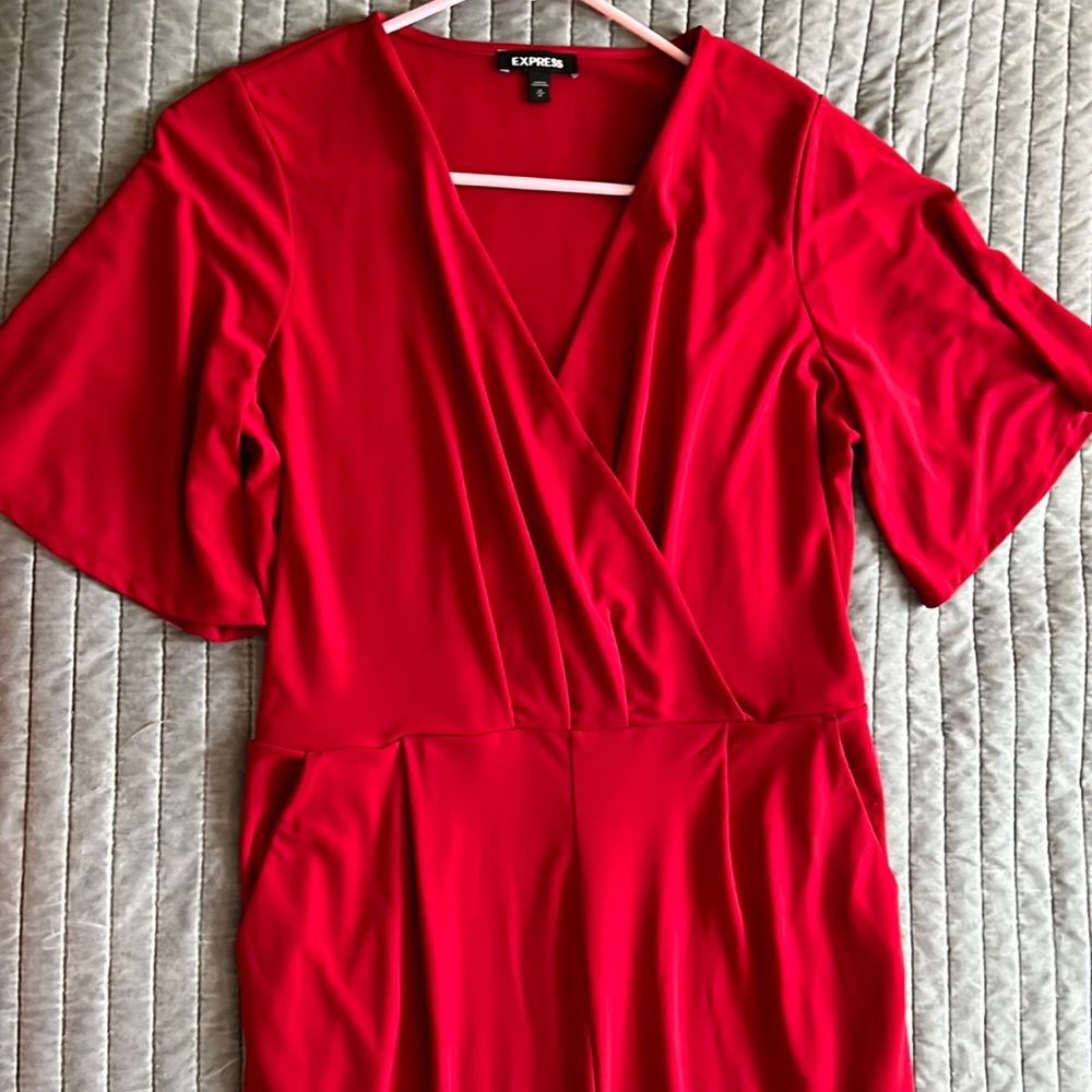 Express Red Jumpsuit